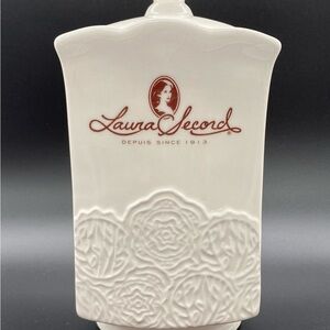 Vintage Laura Secord Ceramic Jar for Tea/Coffee/Candy/Cookies - 1980s